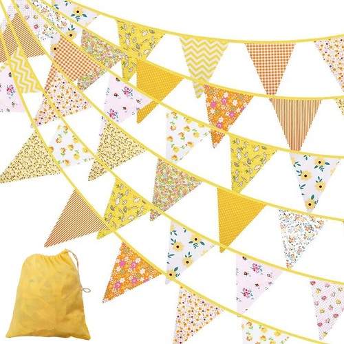 12m 40ft fabric bunting - fabric,