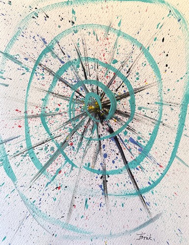 Original abstract painting - painting, on