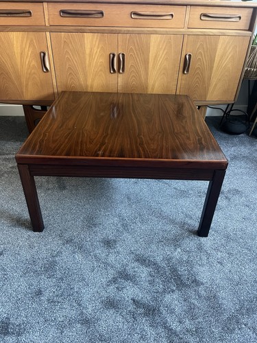 Vintage 70s rosewood coffee - 70s,