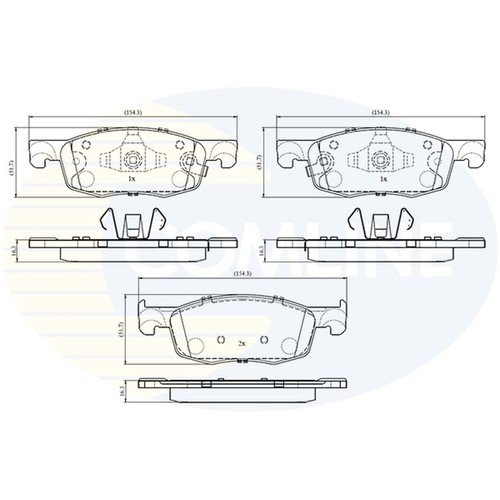 Brake pads set for toyota - brake,