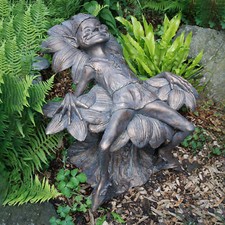 Lazy Pixie Bronze Resin Garden