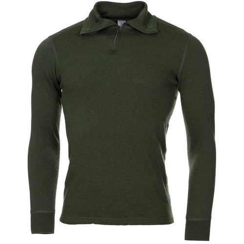 Norwegian army merino jumper - army,