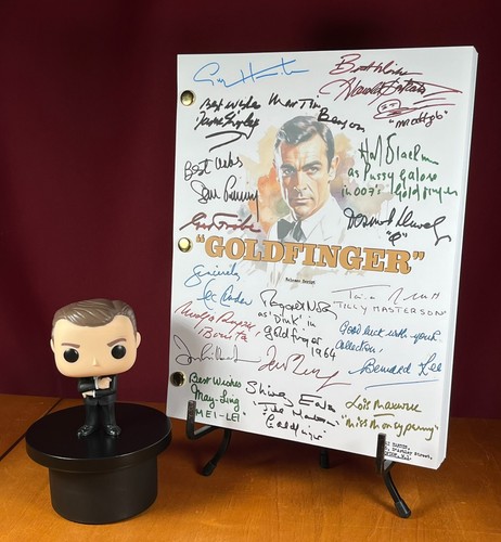 Goldfinger script signed - goldfinger, signed-