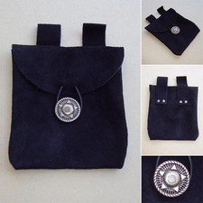 Medieval / Viking Black Suede