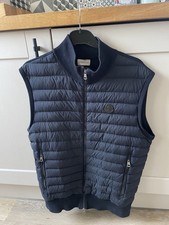 Moncler men’s navy quilted
