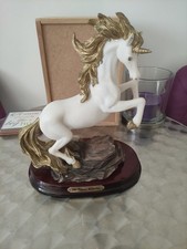 Unicorn porcelain ornament