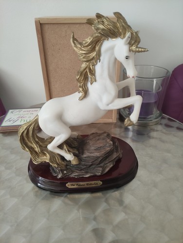 Unicorn porcelain ornament