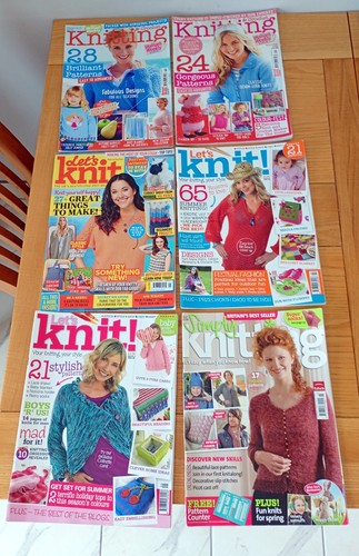 Knitting crochet magazines - knitting/crochet, 6
