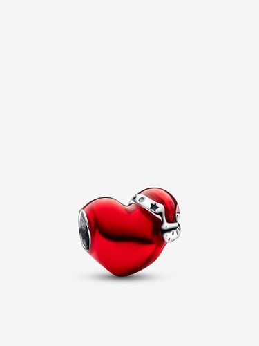 Pandora metallic red christmas - metallic,
