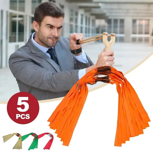 Flat rubber bands slingshot - flat,