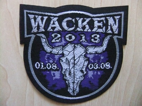 Wacken 2013 logo aufnäher - 2013,