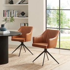 Calla faux leather swivel - faux,