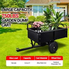 Dump Cart with Wheels Tow