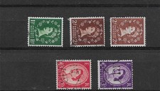 1956 QEII WILDINGS ST EDWARD COMPLETE VFU SET OF 5 SIDEWAYS WATERMARK (2)
