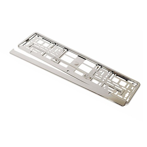 Super chrome number plate - chrome,