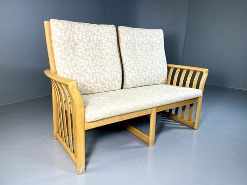 Danish seater sofa beech - 2,