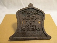 RAILWAY WAGON PLATE~STANDARD