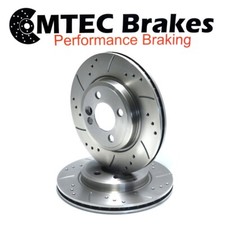 Ibiza Sport Coupe 1.6TDi 1.9TDi 2.0TDi 08-16 Front Brake Discs Drilled Grooved