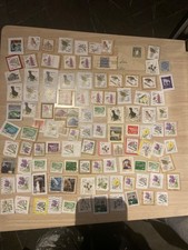 101+ Ireland/Irish stamps,definitives on piece,duplicates for sorting #bx10
