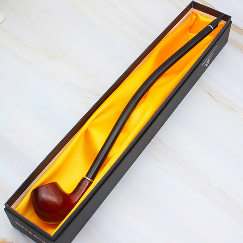 Wooden tobacco smoking pipe - tobacco,
