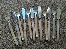 Vintage VINERS PROFILE Stainless Steel Knives Eaters Forks Set Cutlery