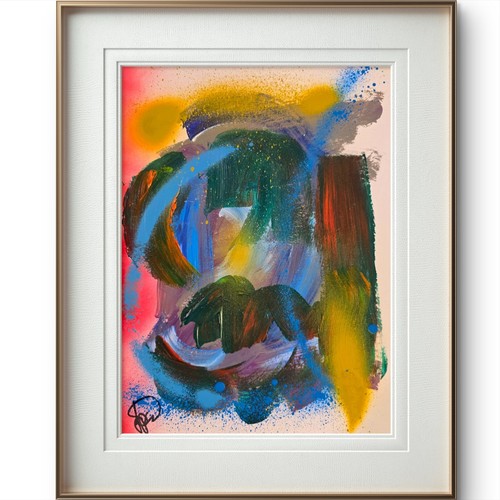 Charming abstract 20x30cm - charming,