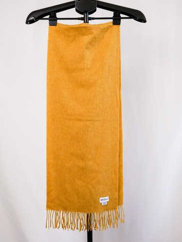 Brora mustard 100 cashmere - mustard,