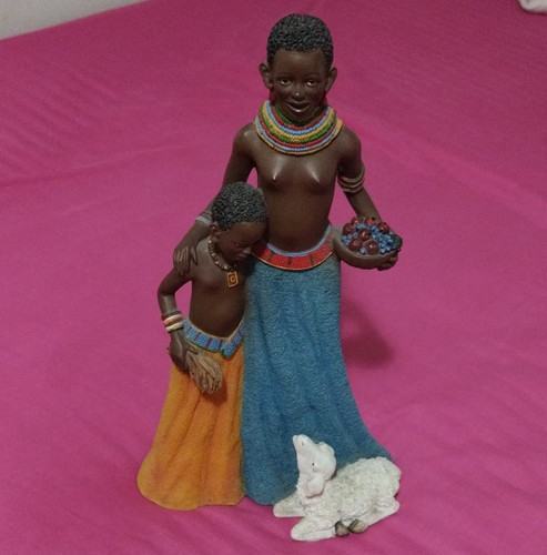 Hand painted resin african - hand,