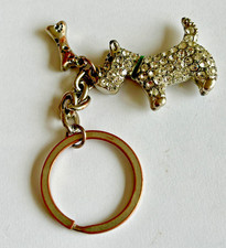 Rhinestone Scottie dog & bone