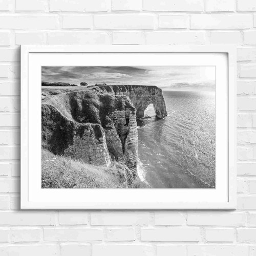 Natural stone arch cliff ocean - arch,