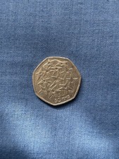 1988 Vintage Commemorative 50 Pence Coin European Union