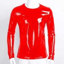 Men's Faux Patent Leather