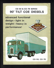 DIAMOND REO CO-50 & CO-78 SERIES COE TRUCKS 2 PAGE BROCHURE