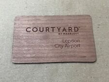 COURTYARD by Marriott London City Airport Room Key Collectable Hotel Memorabilia