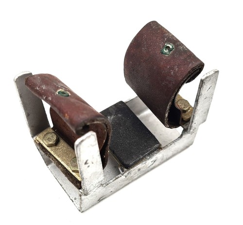 Aluminium leather rifle rear - leather,