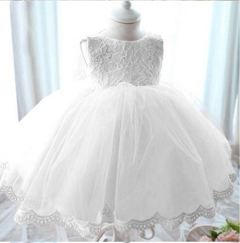 Baby lace tulle ivory dress - tulle,