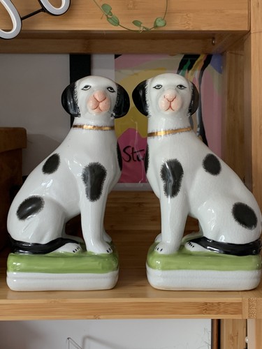 Pair large antique - of,