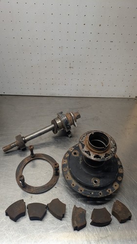 Rear wheel hub spindle - hub,