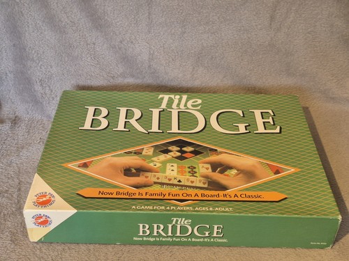 Vintage tile bridge board - bridge,