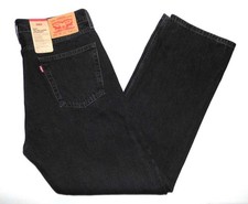 LEVI'S - Men's NEW 555 '96 Relaxed Straight Fit Jeans 34"W X 32"L Black Denim