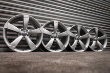 *Refurbished* Genuine 19" Audi TTRS Rotor Alloy Wheels 5x112 S-Line 9J *P/X*