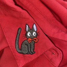 Embroidered Cat Womens Blouse