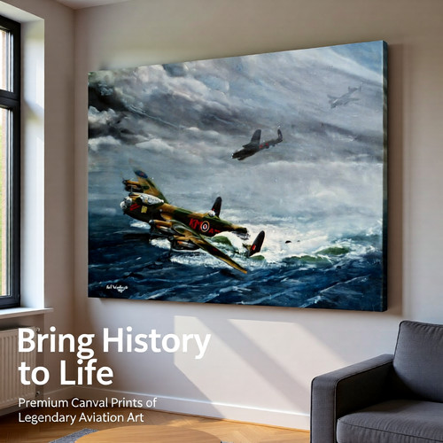 Lancaster bomber canvas prints - bomber,
