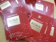 LAURA BIAGOTTI ROMA PASSIONE 15 PERFUME MINI SPRAYS VIALS 100% AUTHENTIC FREEPOS