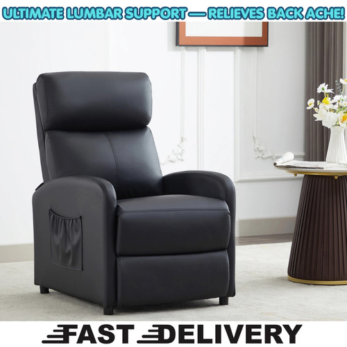 Recliner chair push back - recliner,