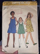 SIMPLICITY 7370 VINTAGE GIRLS