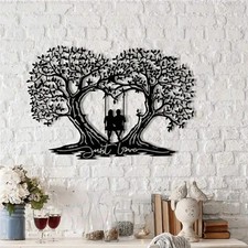 Love Tree Metal Wall Art Decor