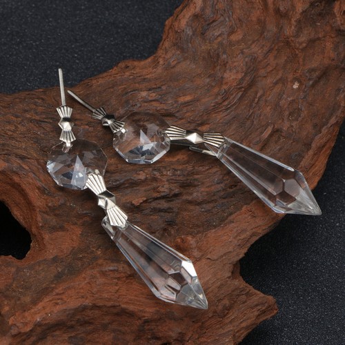 Transparent baubles crystal - transparent,