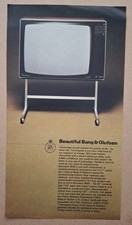 Bang & Olufsen Television Original UK Press Advert 1974