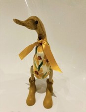 Wooden duck with - wooden,